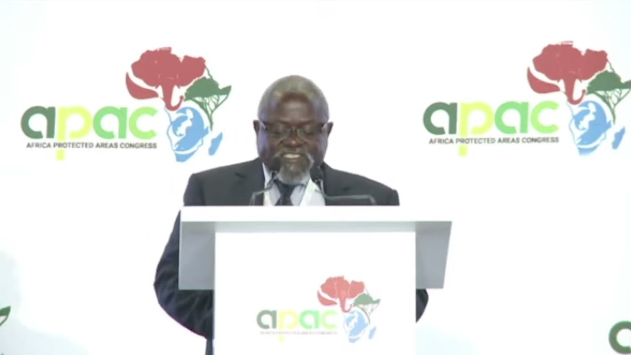 Malidadi Langa presents closing remarks on behalf of IPLCs at APAC 2022.