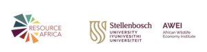 Resource Africa logo, alongside the AWEI logo from Stellenbosch University.